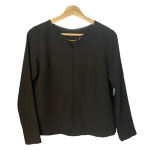 Beams long Sleeve Black Blouse